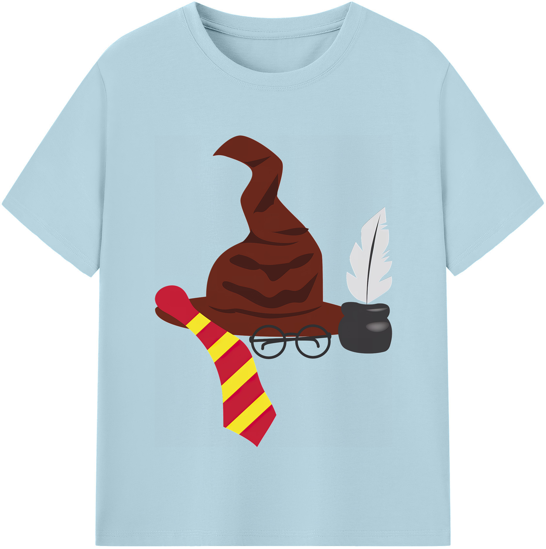 （画像用） Harry Potter ハリー・ポッターシリーズ 綿100％半袖Tシャツ（フロントプリント）